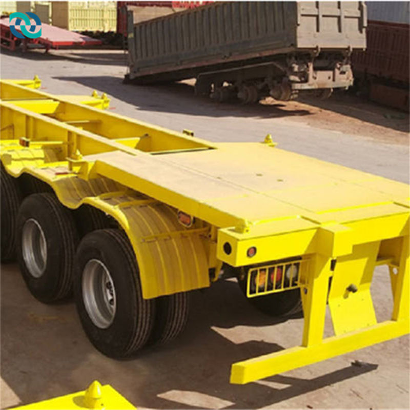 3 Axles 40F Skeleton Trailer