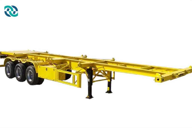 3 Axles 40F Skeleton Trailer