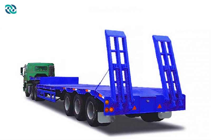 3 Axle 45 Foot Low Bed Trailer