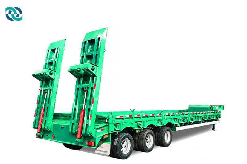 Trailer bán tải giường thấp 3 trục có thể mở rộng