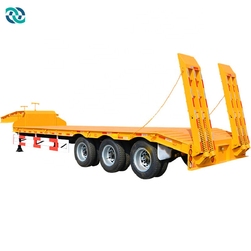 Trailer bán tải giường thấp 3 trục có thể mở rộng