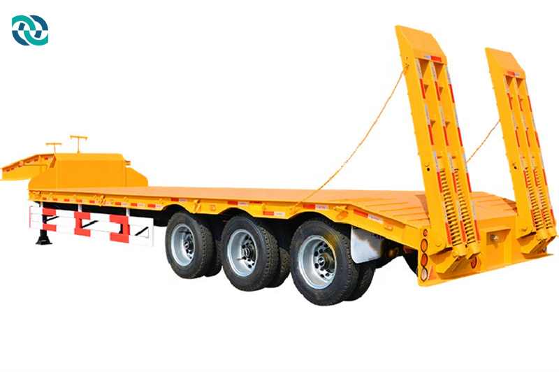 Trailer bán tải giường thấp 3 trục có thể mở rộng