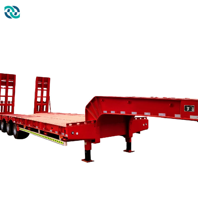 Trailer bán tải giường thấp 3 trục có thể mở rộng