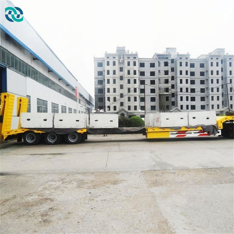 Multi Axle 80T 8000mm Retractable Low Profile Semi Trailer