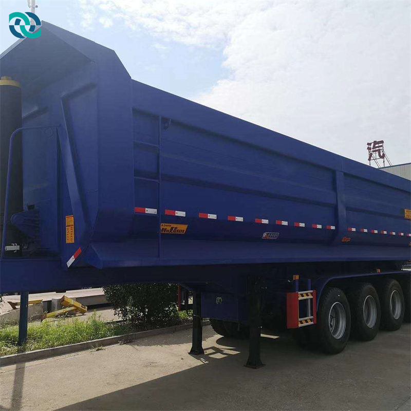 4 Axle 10 M Outlet Rear Dump Semi Trailer