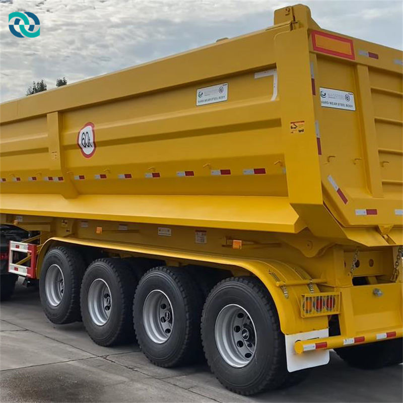 Trailer bán tải 4 trục 10 M Ổ cắm phía sau