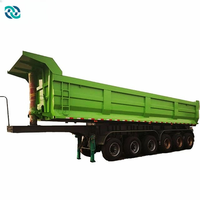 6 Axle 100T Hydraulic Dump Semi Trailer