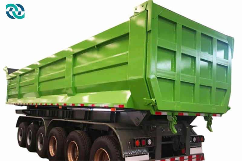 Trailer Semi Pembuangan Hidraulik 6 Gandar 100T