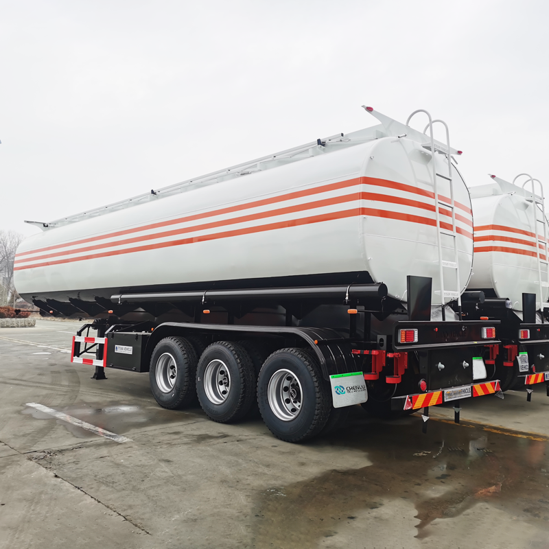 3 axis carbon steel tank semi-trailer