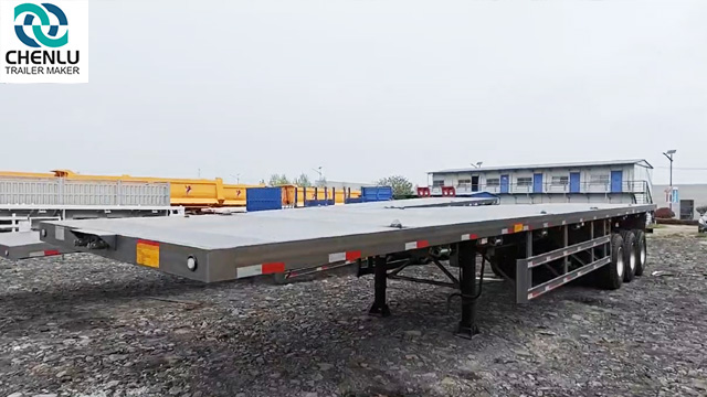 Container Flatbed Semitrailer