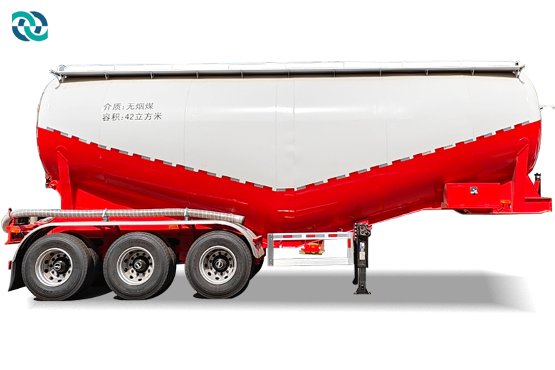 3 Axis 45CBM Transport Bulk Cement Semi Trailer