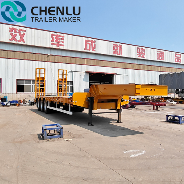 Tanzanian customers order low-bed trailers