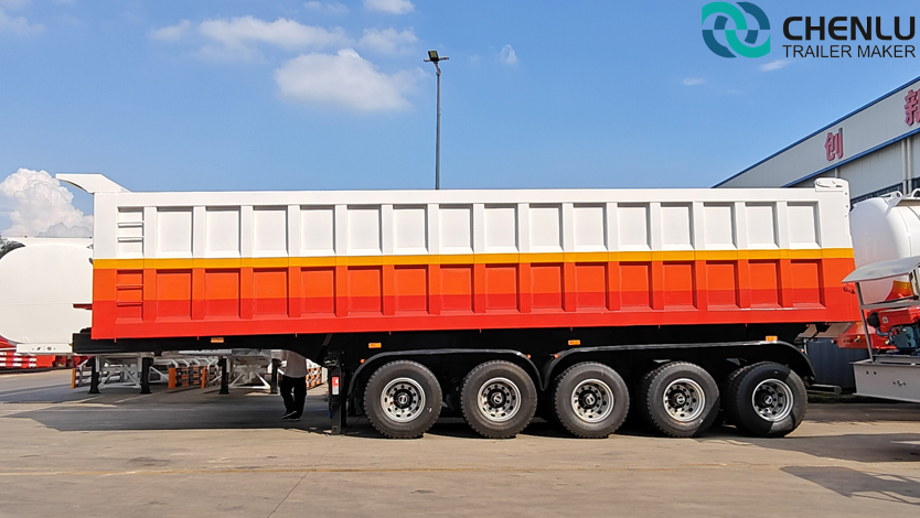 Low Bed Semi Trailer