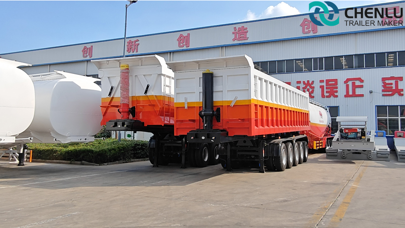 Container Flatbed Semitrailer