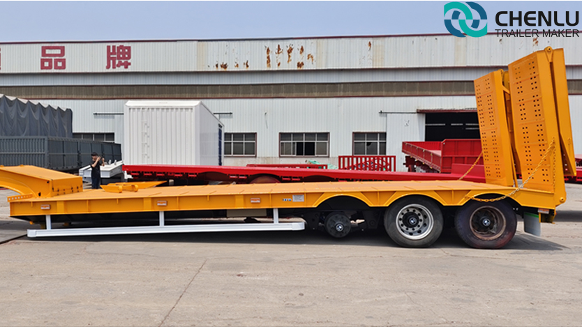 Container Flatbed Semitrailer