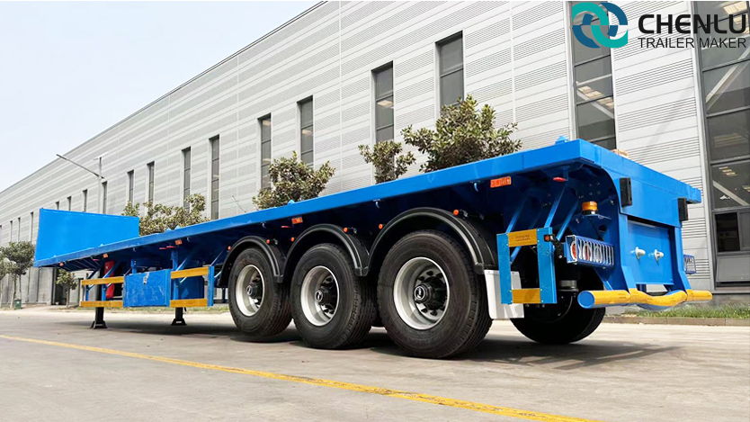 Container Flatbed Semitrailer