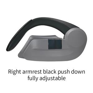 Black push down seat armrest 7202-00872 YTF032