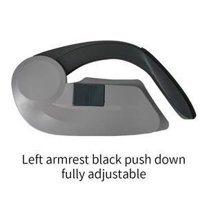 Black push down seat armrest 7202-00872 YTF032