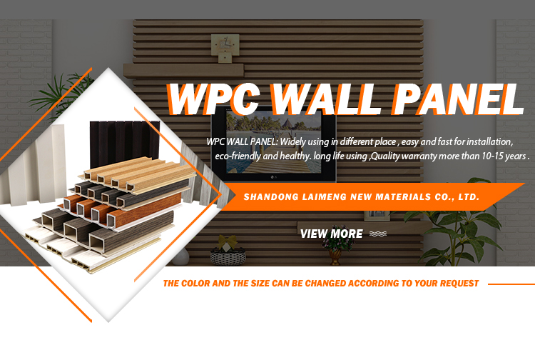 WPC slatted cladding