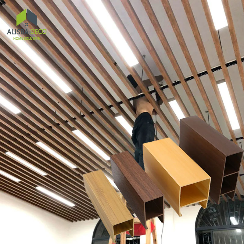 Wpc Wood Plastic Composite Pvc Ceiling Panels