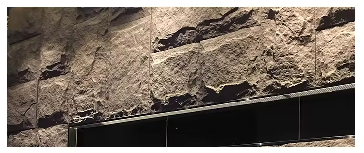 faux pu rock stone wall panel