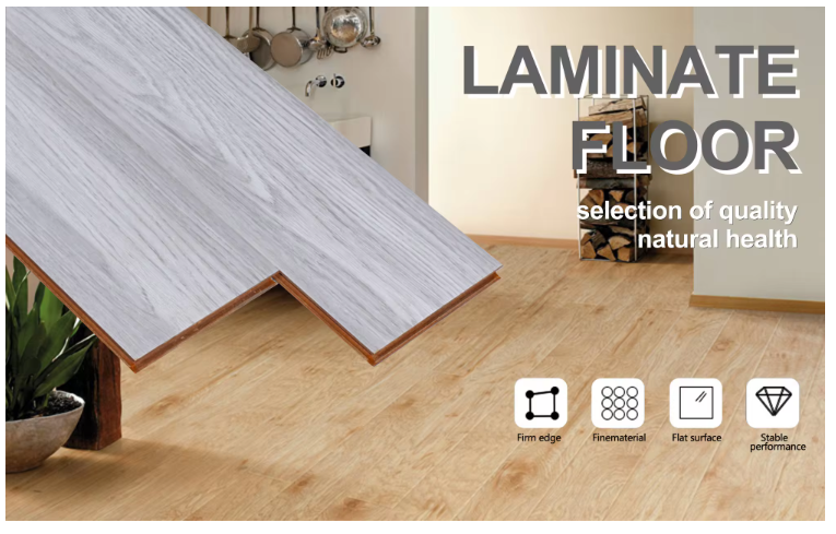 High glossy laminate flooring