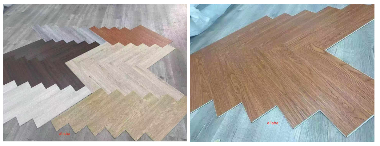 SPC herringbone floor