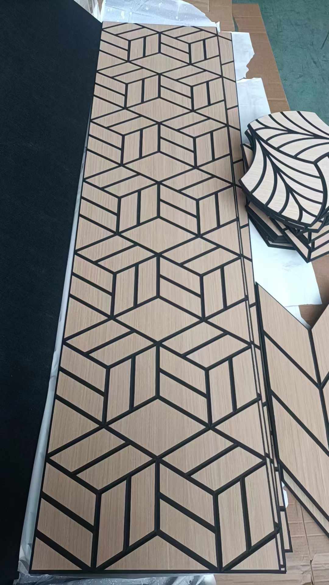 What is the general installation sequence for Acoustic wall panel