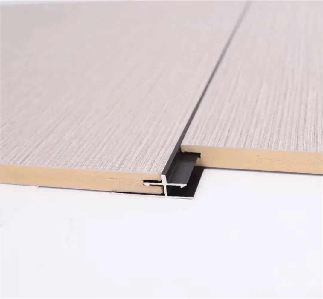 Bamboo charcoal wood veneer wall panel decorative strips