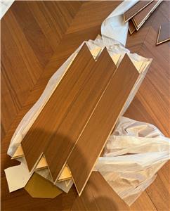 How to determine if a fishbone laminate floor tile needs waxing