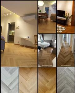 Fishbone SPC herringbone flooring