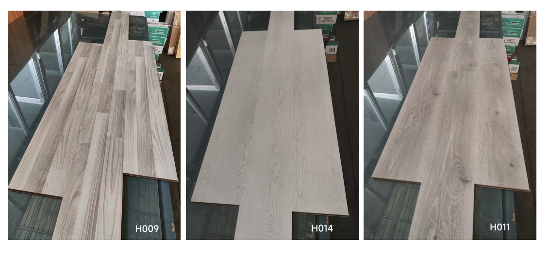 Grey color series laminate flooring