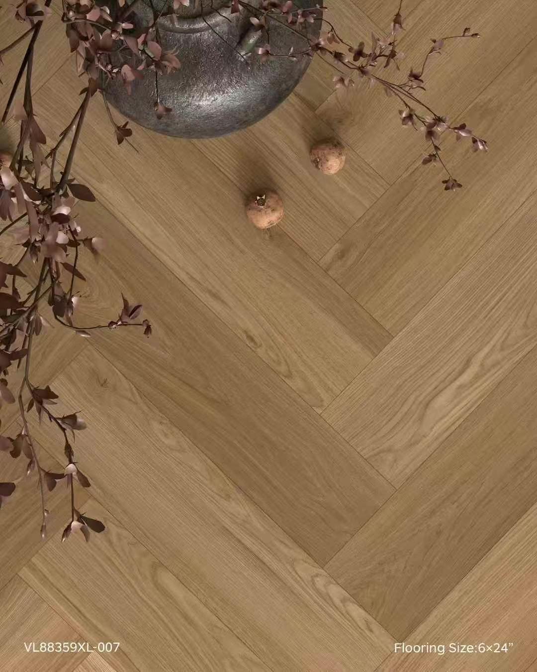 Pecan spc dan lantai laminasi baru yang populer