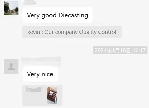 Feedback of customers