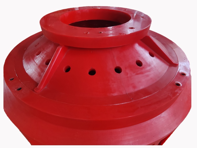 Flotation machine polyurethane rotor