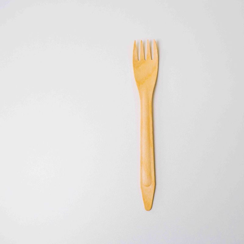 Natural Birch Disposable Fork