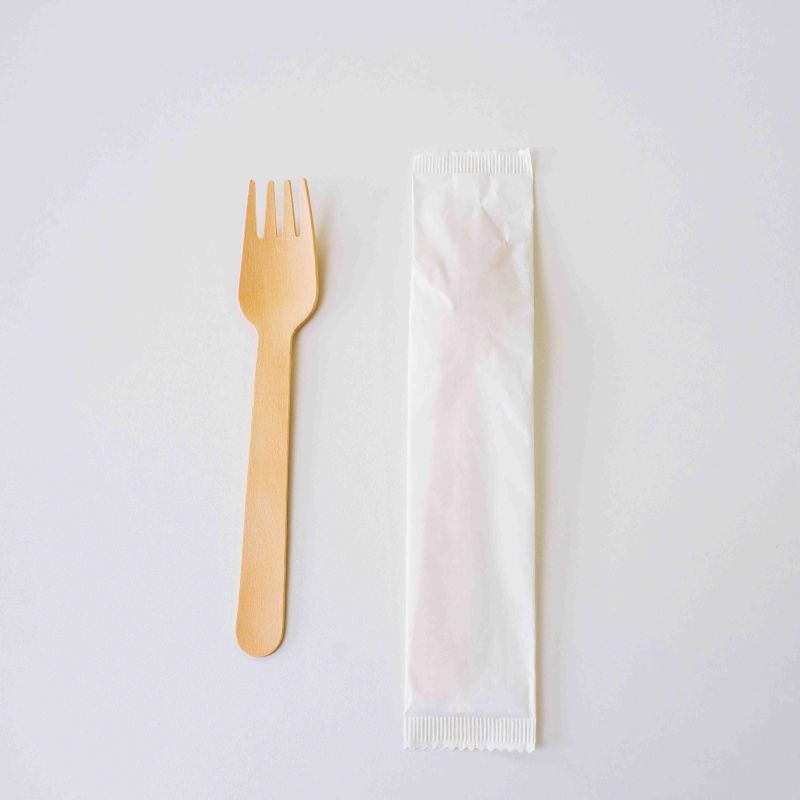 Disposable Individually Packaged Wooden Forks