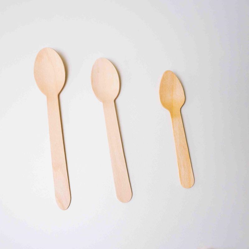 Disposable Environmentally Friendly Birch Table Spoon