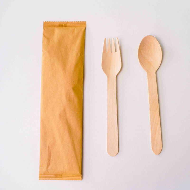 Eco Friendly Wooden Fork And Spoon