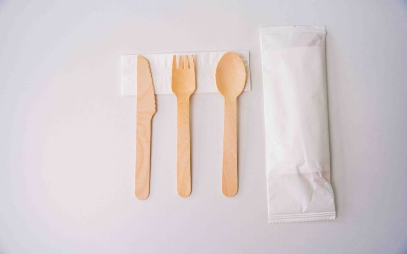 Disposable Wooden Tableware Set