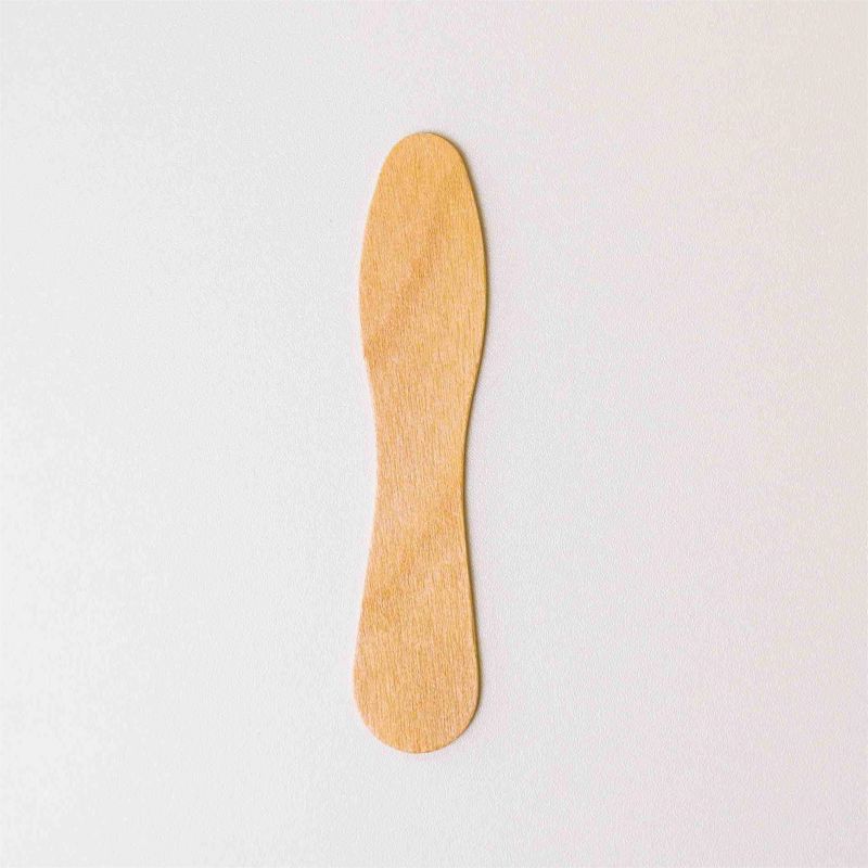 Wooden disposable ice cream scoop
