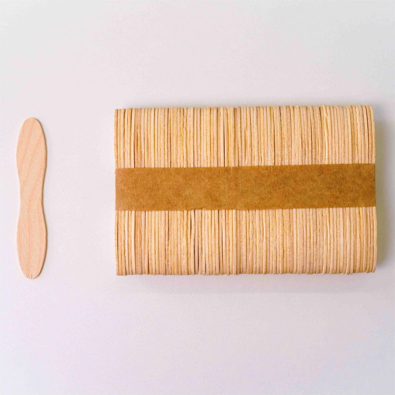 Wooden disposable ice cream scoop