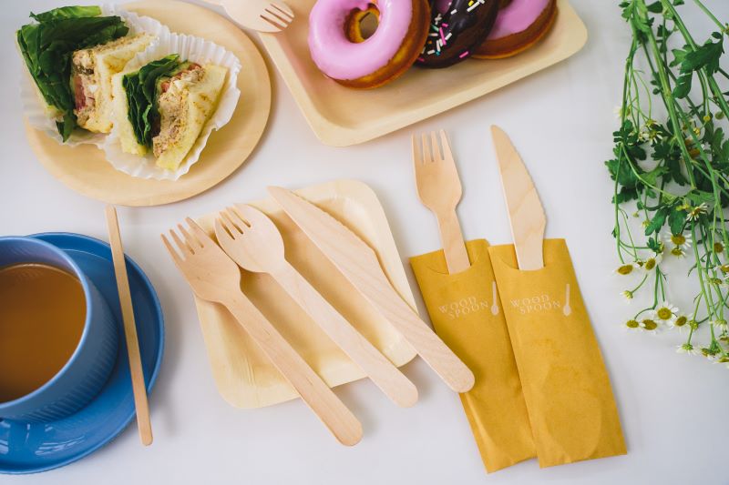 disposable wooden tableware
