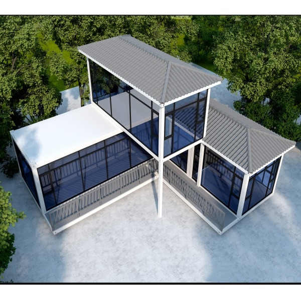 Residentieel prefab modulair klein containerhuis
