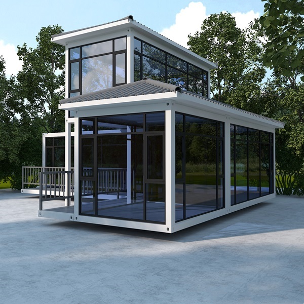 Residentieel prefab modulair klein containerhuis
