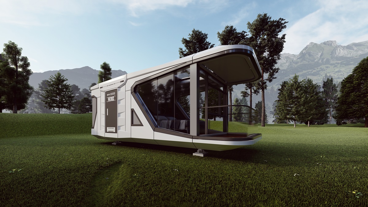 Casa mobile capsula spaziale: intraprendere una nuova esperienza di vita all'aria aperta