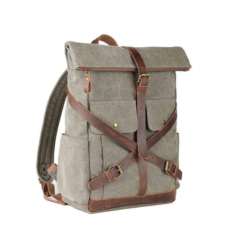 Mens Cross Travel Leather Chenst Bag For Men