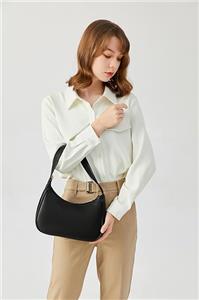 In Stock High Quality PU Leather Shoulder Bags Cute Hobo Tote bag Mini Clutch Purse For Women