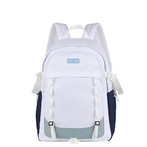 2024 New beautiful high school student backpack youth simple travel backpack Factory wholesale price knapsack