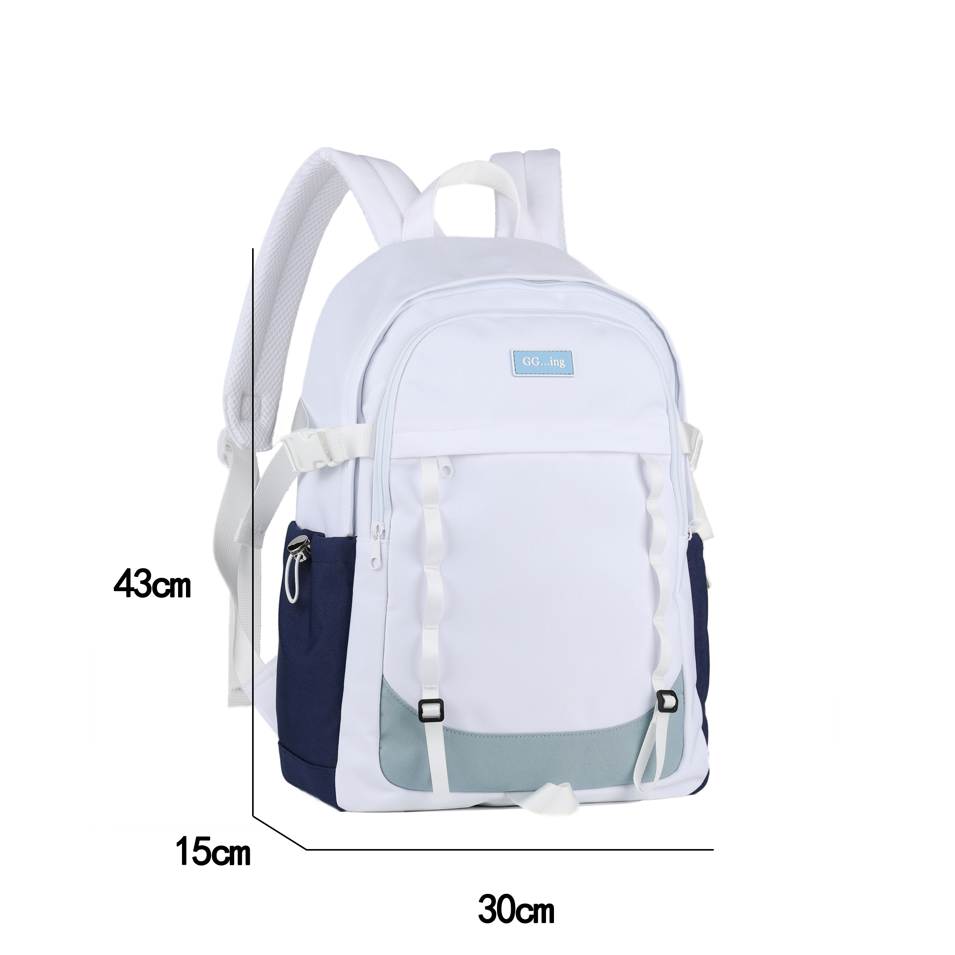 2024 New beautiful high school student backpack youth simple travel backpack Factory wholesale price knapsack